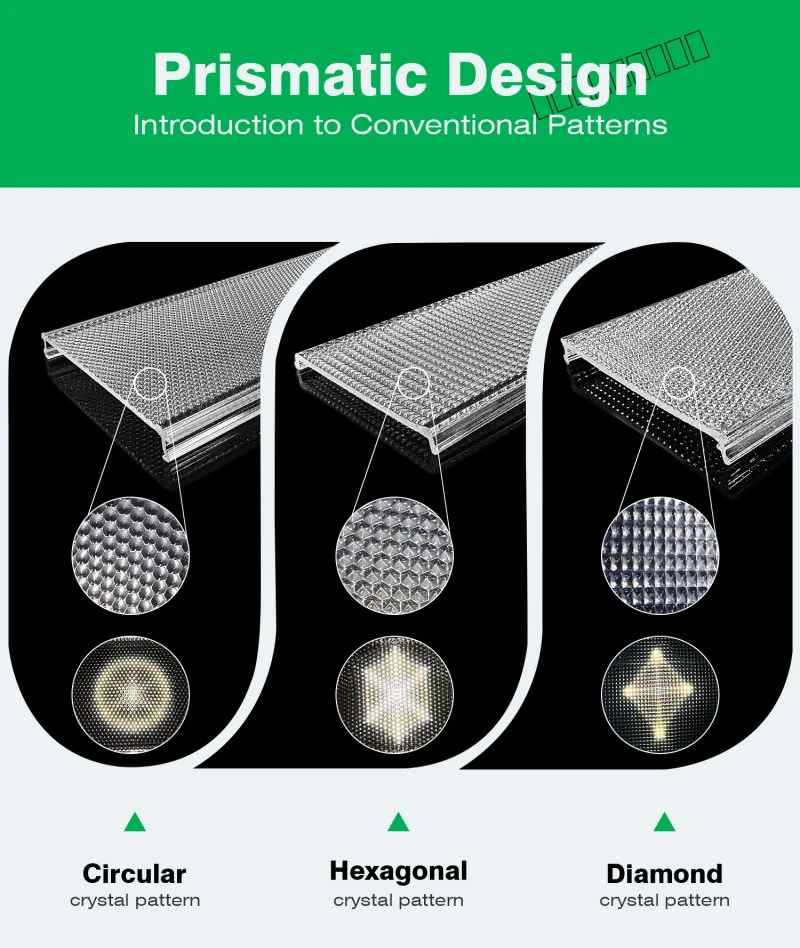 Kap Lampu Ekstrusi Anti-Glare Akrilik