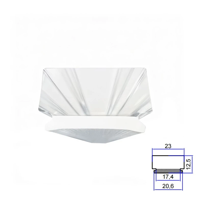 Kap Lampu Ekstrusi Transparan Akrilik