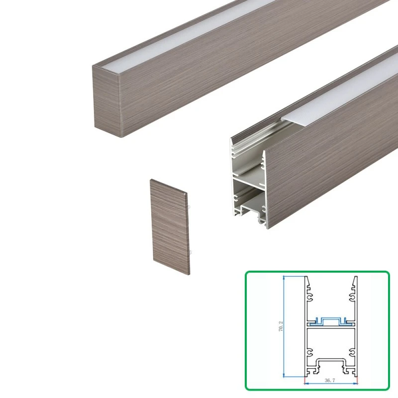 Extruded Office Light Housing Kit Extruded Office Light Housing Kit