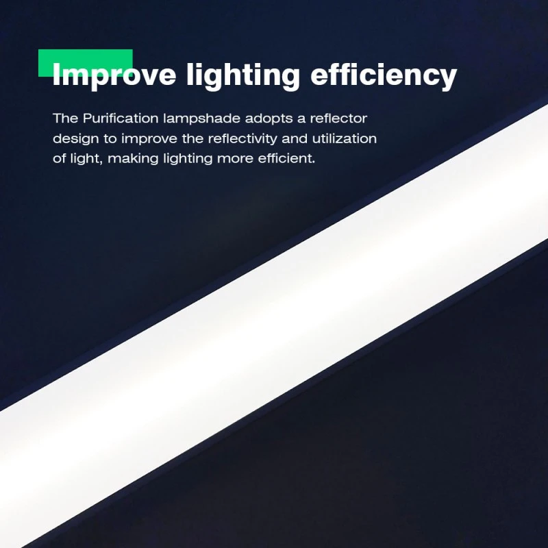 Extruded Dual-Warna Purification Lamp