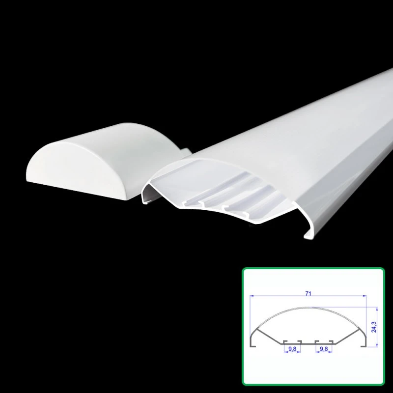 Extruded Dual-Warna Purification Lamp